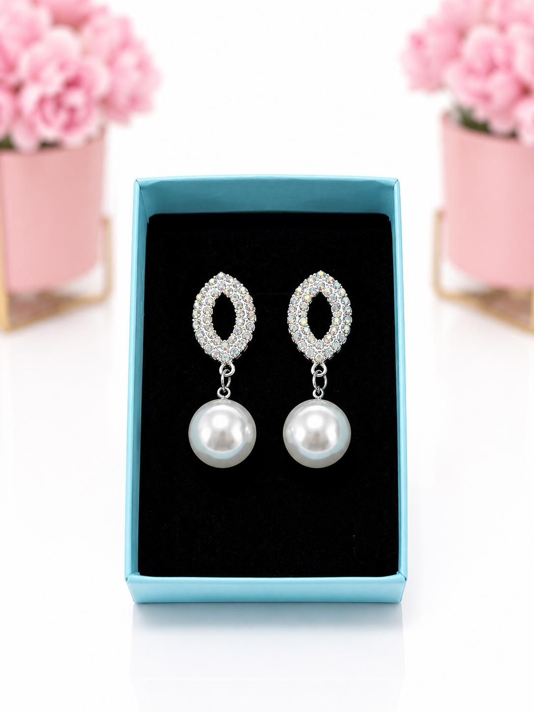 Pearl fashion earrings - maid of honour
