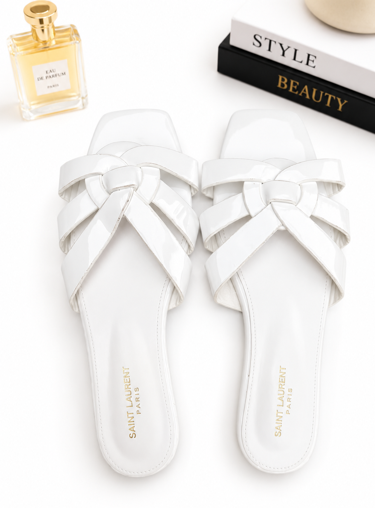 SL slippers - white (41)