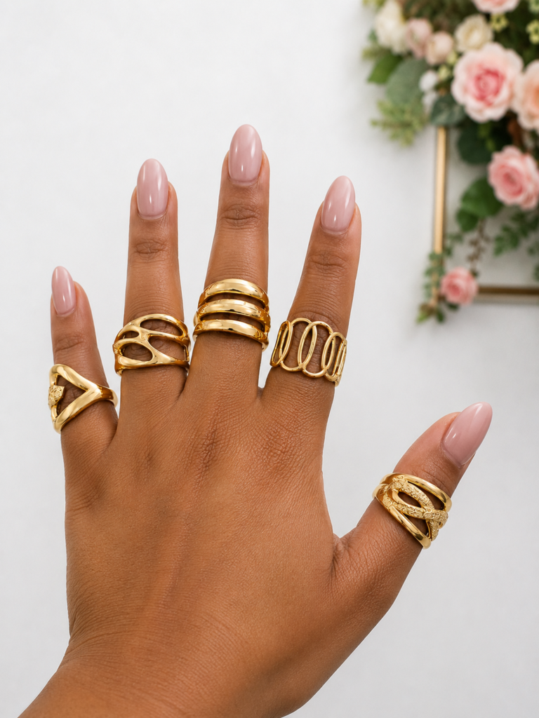 Fashion rings (5-in-1 combo)