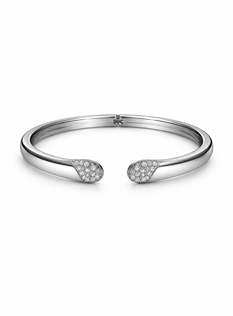 Aurora Crystal Open Cuff