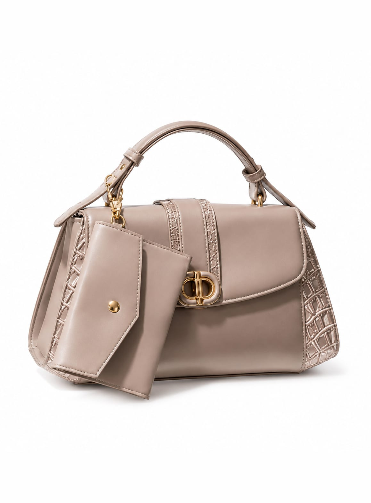 Structured Top-Handle Bag Set