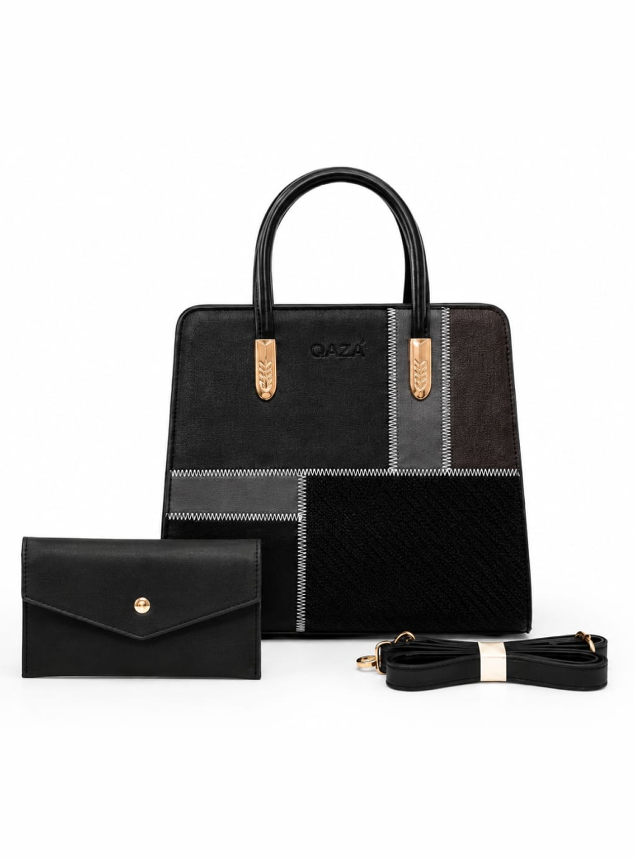 Structured Top-Handle Bag Set