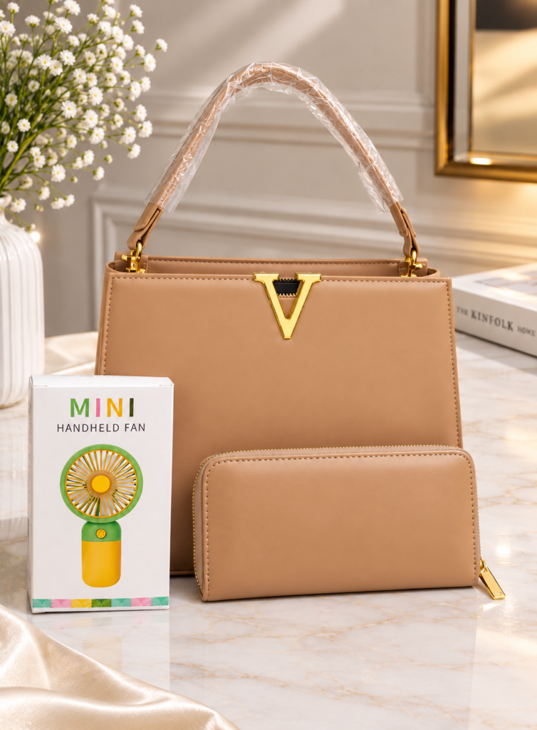 Corporate handbags with free gift (nude)