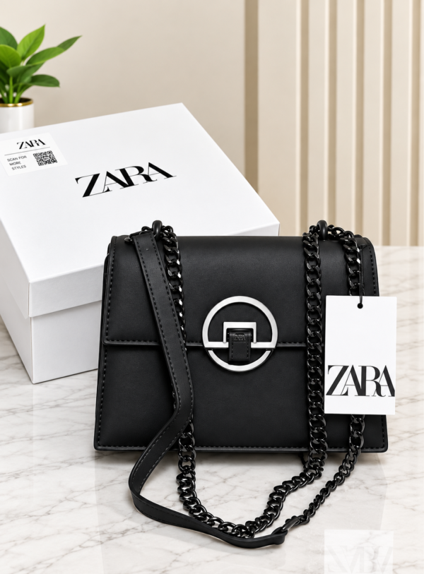 Chain ZR handbag (black)